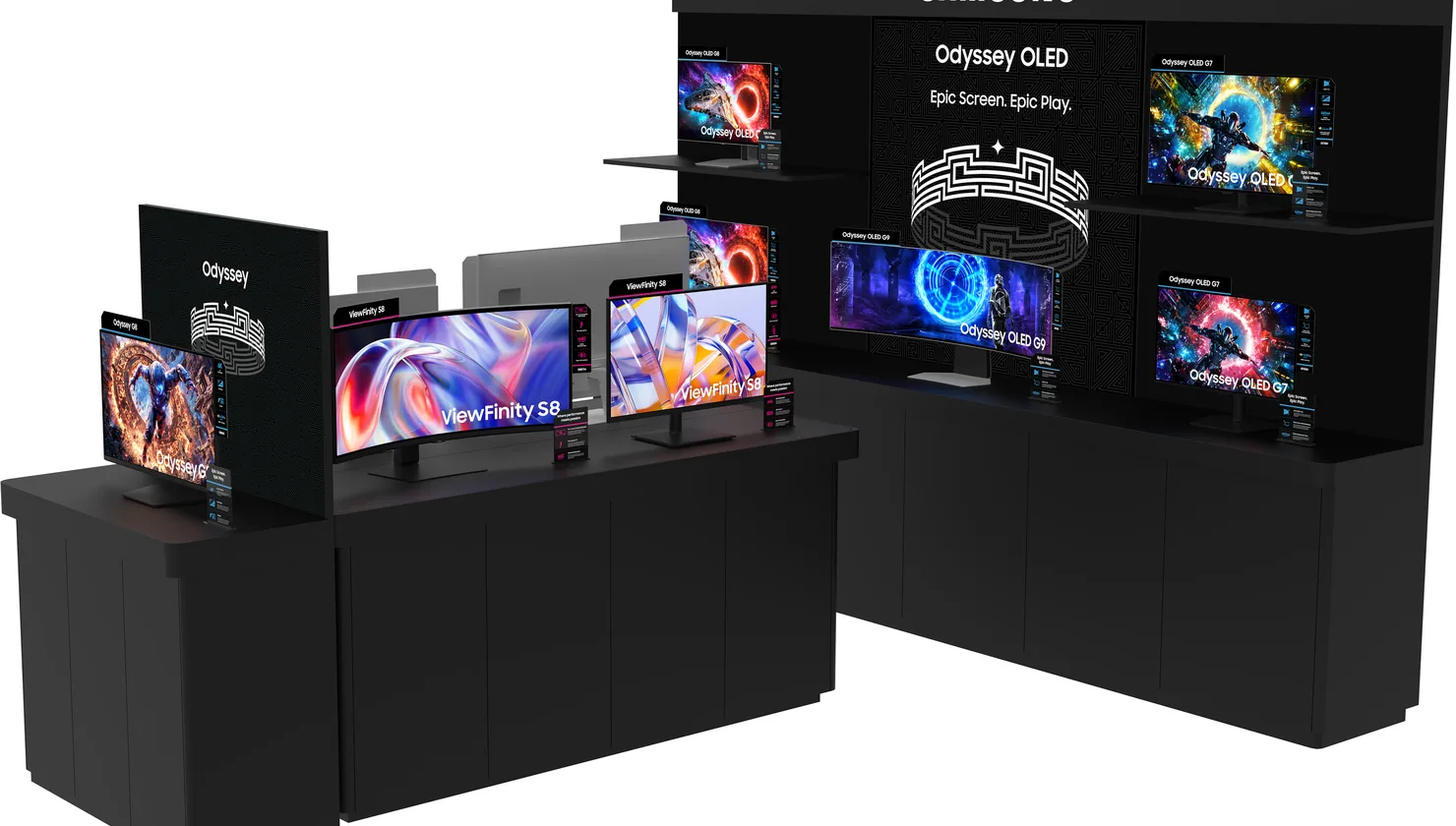 Retail display clarity guidelines